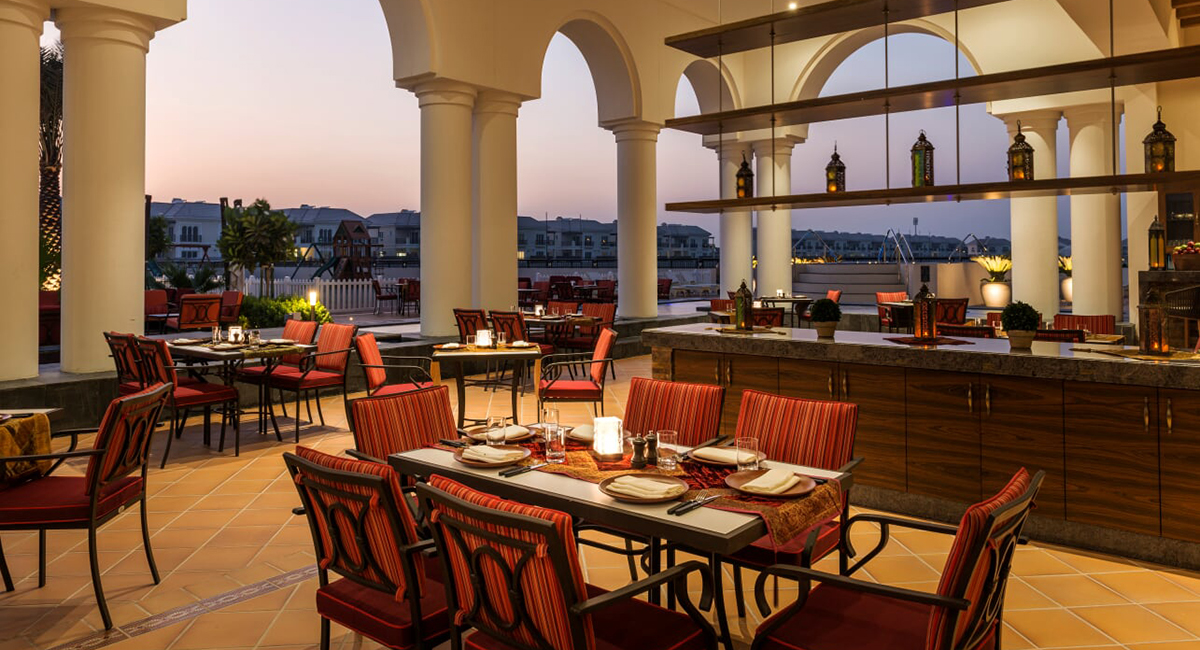 Dining at Habtoor Polo